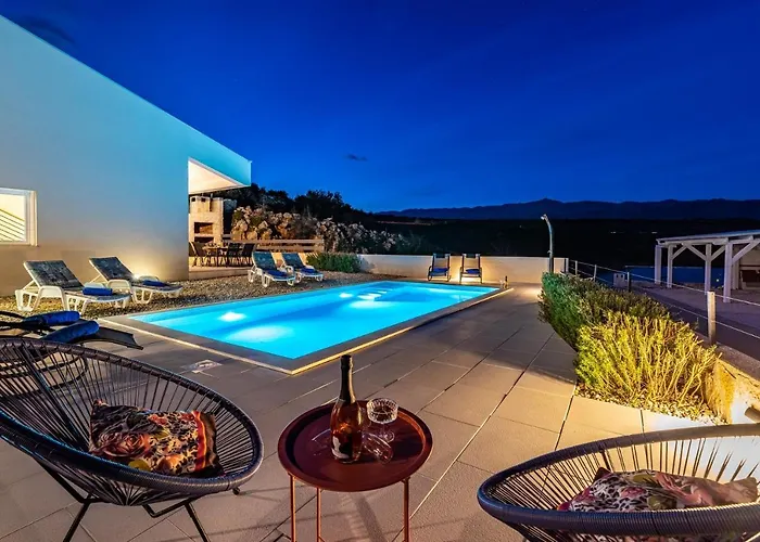 Seaside Luxury With A Swimming Pool Posedarje, Novigrad - 15961 Villa